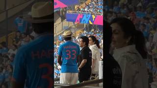 Sachin Tendulakar Neeta Ambani Hardik Pandya at Wankhede [upl. by Currie95]