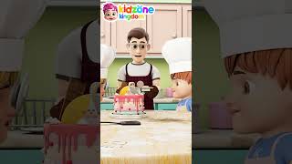 Cake Song  KidZone Kingdom Nursery Rhymes amp Kids Songs shorts [upl. by Orland]