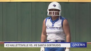 Saturday Softball Region Semis SGA playoff run ends in series loss to Hallettsville [upl. by Sydalg]