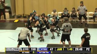 Junction City Roller Dolls vs Sick Town Derby Dames [upl. by Eirak]