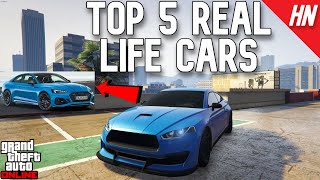 Top 5 Most Realistic Looking Cars In GTA Online Part 2 [upl. by Gisella]