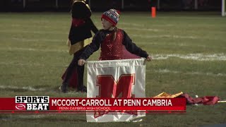 Sportsbeat Week 9 Bishop McCortCarroll at Penn Cambria [upl. by Notned]