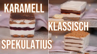 Tiramisu Rezept ohne rohe Eier und ohne Alkohol  Fettarme Variante  Kikis Kaffeeglück [upl. by Filippo]