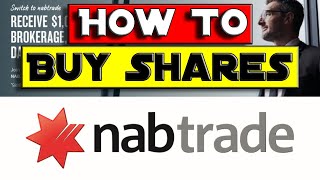 How To Buy Shares On NABTrade Step By Step Tutorial [upl. by Imoian672]