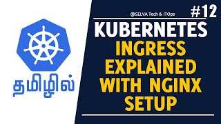 Kubernetes in Tamil 12  Kubernetes Ingress Explained with Examples  Nginx Ingress Controller Setup [upl. by Mccafferty283]