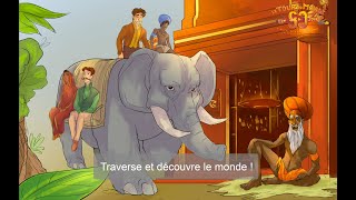 Le Tour du monde en 80 jours en Série Interactive 🌍 Le Booktrailer [upl. by Hashum]