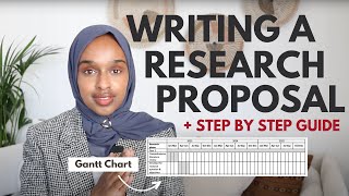 How To Write A Successful Research Proposal  EASY 3STEP WRITING GUIDE [upl. by Aciraa]