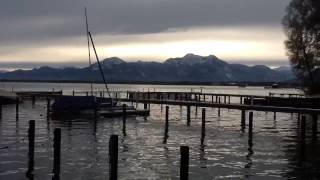 Chiemsee mit Alpen Panorama am morgen [upl. by Susann893]