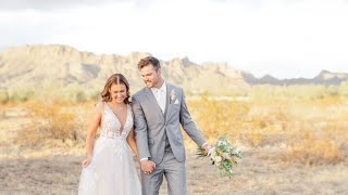 Josh and Carissa  Superstition Manor Wedding Highlight  4k [upl. by Airec]