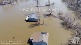 040619 Saint Charles MissouriMississippi River flooding [upl. by Verger620]