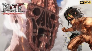 Attack on Titan 2 Final Battle Colossal Titan vs Rod Reiss [upl. by Earlie623]