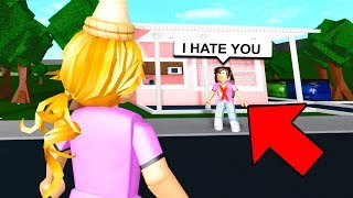 She Was My 1 HATER So I Changed Her LIFE Roblox Bloxburg [upl. by Pontias10]