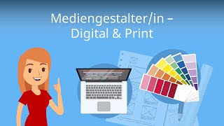 Mediengestalter Digital und Print  Ausbildung Aufgaben Gehalt [upl. by Emyam802]