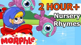 Row Row Row Your Boat   Many More Nursery Rhymes  2 Hour Baby TV  By My Magic Pet Morphle [upl. by Agretha261]