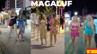 NIGHTLIFE MALLORCA MAGALUF SPAIN MAY 2023 [upl. by Ylenaj]