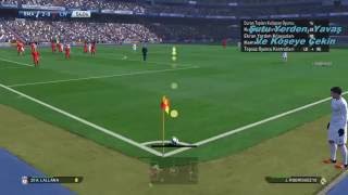 Pes 2016 Kornerden Gol Atma Taktiği [upl. by Peyter]