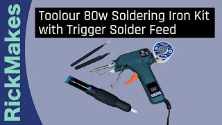 Toolour 80w Soldering Iron Kit with Trigger Solder Feed [upl. by Emersen]