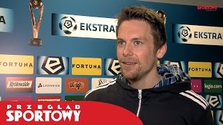 Kasper Hamalainen po pierwszym golu w barwach Legii [upl. by Airrat]