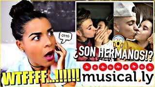 SON HERMANOS Y SE BESAN😱 REACCIONANDO A ESTOS HERMANOS DE MUSICALLY  MIERCOLESRANDOM [upl. by Enohpesrep]