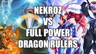 Nekroz vs Full Power Dragon Rulers Competitive YuGiOh Best of 5 Match With Commentary [upl. by Lipinski]