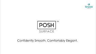 Simpolo POSH™ Surface your ideal choice for Home amp Workplace tile selectionWhy [upl. by Hatnamas]