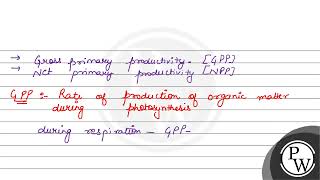 In an ecosystem if the Net Primary Productivity NPP of first trophic level is 100xkcalampnbspm [upl. by Stulin]