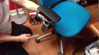 Steelcase Leap Arm Removal Installation [upl. by Liebermann]