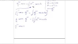 Integración por Partes e2xcos x [upl. by Yecak]