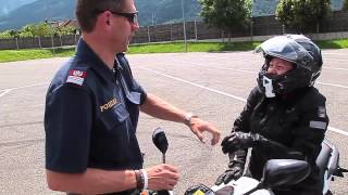 Sicherheitstraining für Motorradlenker der Polizei Salzburg [upl. by Minette]