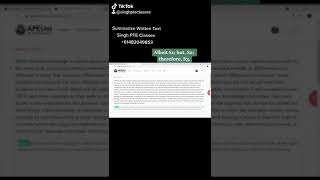 PTE  Summarize Written Text  Tricks and Techniques [upl. by Anaiq]