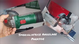 Recensione smerigliatrice angolare Parkside PWS115 C3 750W [upl. by Adalbert]