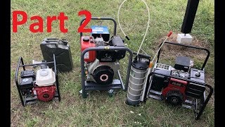 Part 2 Olajcsere Briggs Stratton Yanmar Honda GX120 Koshin pump [upl. by Ditmore]