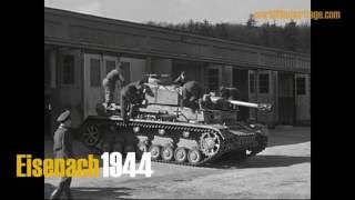 Eisenach 1944  Wehrmacht  Panzertruppen  Exerzieren [upl. by Christan]