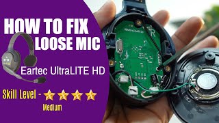 How to Fix Loose Microphone  Eartec UL4D UltraLITE HD  Malayalam [upl. by Tertias]