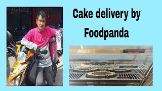 Cake Delivery by Foodpanda mastertatz [upl. by Aamsa689]