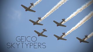 Geico Skytypers Air Show Team  MCAS Beaufort Airshow 2017  MCAS Beaufort [upl. by Drofxer]