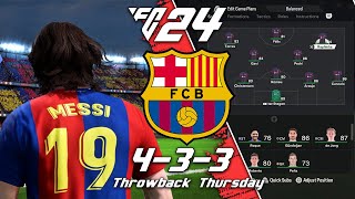 Barcelona 2006 Frank Rijkaards 433 Tactics Explained  EA FC 24 [upl. by Jeannette625]