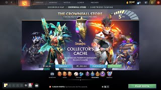 Opening Dota 2 Crownfall 2024 Collectors Cache [upl. by Herson]