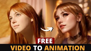 Turn Any Video Into Animation With Ai For Free  Free Video To Animation Ai [upl. by Sille]