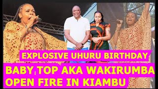 🔥🔥BABY TOP MUTHONI WA KIRUMBA GUAKIA MWAKI MUNENE NDUMBERI AGITONGORIA BIRTHDAY YA UHURU WA KENYATTA [upl. by Ronoh]