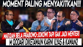 Menyakitkan❗Mati2an Bela PrabowoJokowi Tapi Gak Jadi Menteri Qodari Diketawain Karni Ilyas DKK [upl. by Gorey]