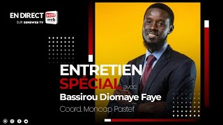 Suivez lentretien spécial avec Bassirou Diomaye Faye de Pastef [upl. by Katrinka480]