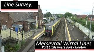 Merseyrail Wirral Lines Part 1 Ellesmere Port Hooton [upl. by Schultz320]