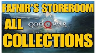 God of War  Fafnirs Storeroom All Collectible Locations Ravens Chests Artefacts Shrines [upl. by Allimak262]