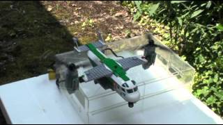 Tiltrotor Cargo Heliplane  Lego R Set 60021 modified with powerfunctions [upl. by Learsi]