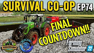 SO CLOSE TO THE END PENULTIMATE EPISODE🚜 SURVIVAL CHALLENGE COOP  FS22  EPISODE 74 [upl. by Bobbette813]