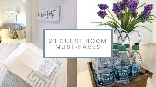 23 Guest Room MustHaves  House Guest Prep [upl. by Phira]