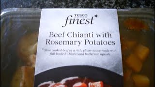 Tesco finest Beef Chianti ready meal [upl. by Amary958]