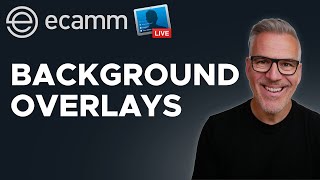 How To Show Overlays In The Background In Ecamm Live [upl. by Ayana15]