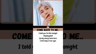 RMBTSquotCome back to mequotlyrics rmbtscomebacktomelyrics [upl. by Snell]